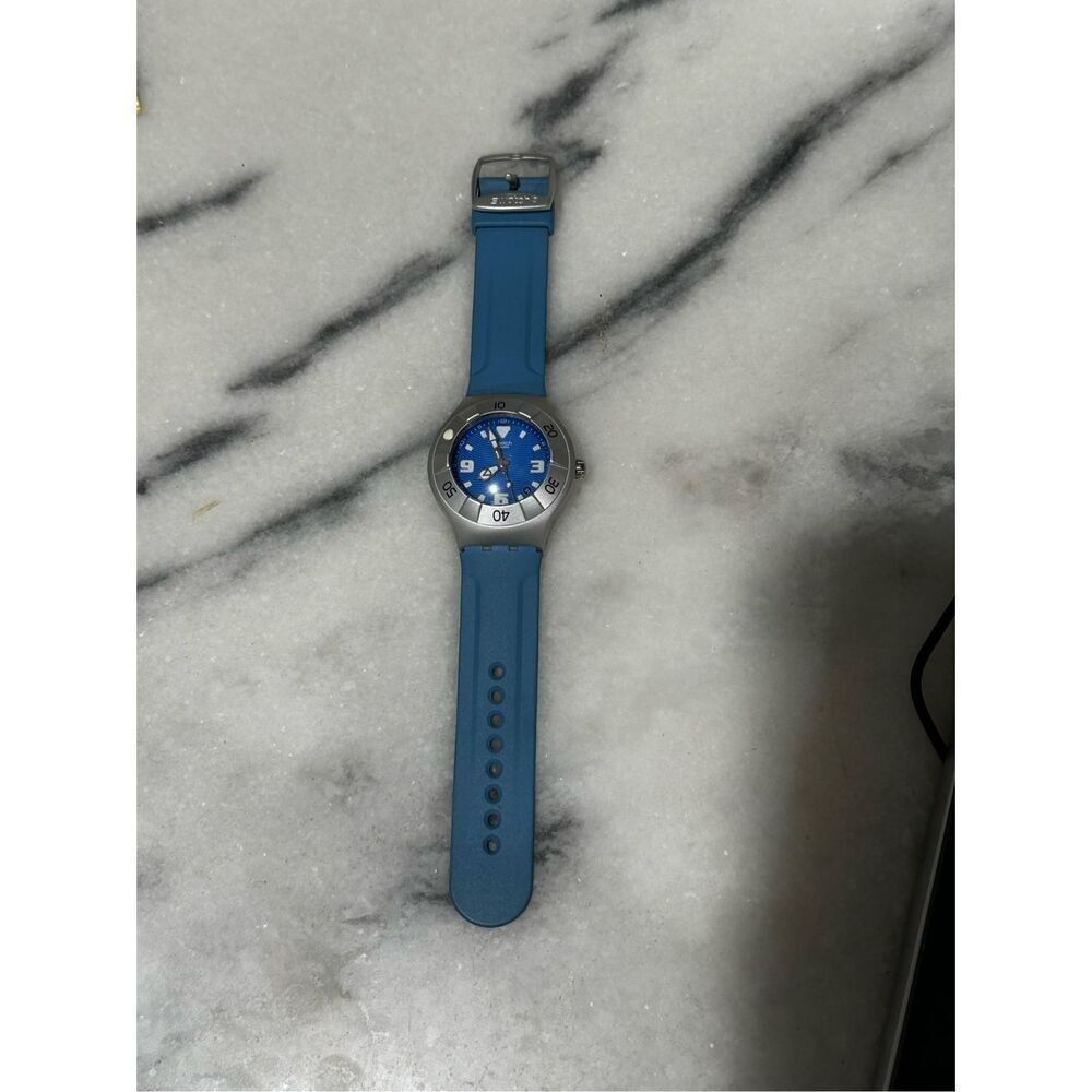 2003 Vintage Swatch Irony Scuba 200 'Blue Squid' YDS4020.